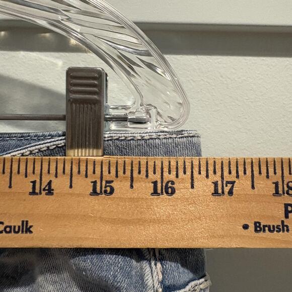 Knox Rose‎ Jeans Womens 12 / 31 Mid Rise Skinny Blue Denim Bling Pockets Stretch - Picture 13 of 16